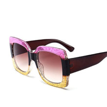 Load image into Gallery viewer, ASOUZ 2023 square ladies sunglasses classic brand design square men&#39;s glasses UV400 large frame driving sunglasses