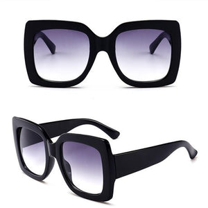 ASOUZ 2023 square ladies sunglasses classic brand design square men's glasses UV400 large frame driving sunglasses