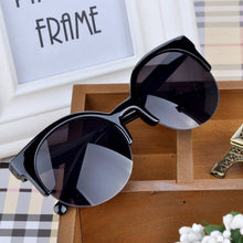Load image into Gallery viewer, ASUOP round ladies sunglasses men&#39;s half frame glasses international classic brand design UV400 driving goggles