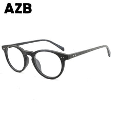 Load image into Gallery viewer, AZB Vintage Clear Glasses Cat Eye Wooden Glasses Frame Men Women Transparent Lens Glasses Wood Optical Eyewear frames HB030