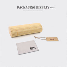 Load image into Gallery viewer, AZB Vintage Clear Glasses Cat Eye Wooden Glasses Frame Men Women Transparent Lens Glasses Wood Optical Eyewear frames HB030