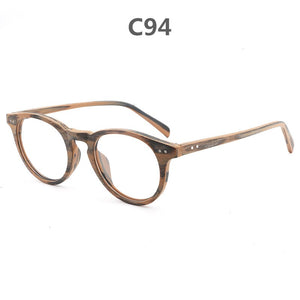 Vintage Clear Glasses Cat Eye Wooden Glasses Frame Men Women Transparent Lens Glasses Wood Optical Eyewear frames