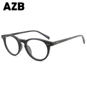 Vintage Clear Glasses Cat Eye Wooden Glasses Frame Men Women Transparent Lens Glasses Wood Optical Eyewear frames