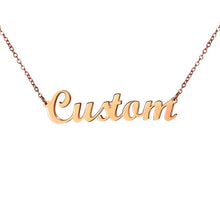Carica l&#39;immagine nel visualizzatore di Gallery, Collana con nome Collane personalizzate personalizzate in acciaio inossidabile per collana con pendente stile semplice da donna Dropshipping 