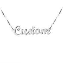 Carica l&#39;immagine nel visualizzatore di Gallery, Collana con nome Collane personalizzate personalizzate in acciaio inossidabile per collana con pendente stile semplice da donna Dropshipping 