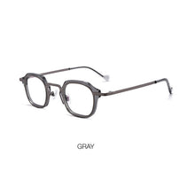 Load image into Gallery viewer, Acetate Alloy Glasses Frame Vintage Square Men Prescription Myopia Optical Eyeglasses Women  Brand Japan Handmade Eyewear