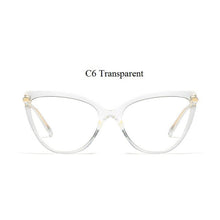 Load image into Gallery viewer, Acetate Cat Eye Glasses Frame Modern Design Optics Degree Glasses Frame Anti-blue Lens Eyewear Women Decorative Glasses