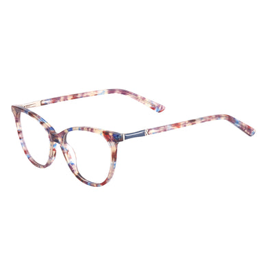Acetate Cat Eye Glasses Women Colorful Full Rim Small Size Spectacles Frame With Spring Hinge For Prescriptin Lenses