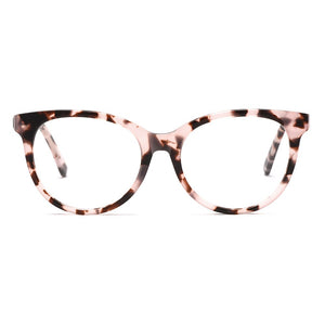 Acetate Cat Eye Style Women Glasses Frame Tortoiseshell Pattern Full Rim Female Myopia Prescription Spectacles Frames D62436