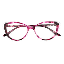 Load image into Gallery viewer, Acetate Cat Eye Women&#39;s Decorative Glasses Transparent Round Prescription Glasses Without Diopter Unusual Female Eyeglasses
