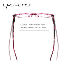 Load image into Gallery viewer, Acetate Cat Eye Women&#39;s Decorative Glasses Transparent Round Prescription Glasses Without Diopter Unusual Female Eyeglasses