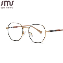 Carica l&#39;immagine nel visualizzatore di Gallery, Acetate Computer Eyeglasses Men  Brand Designer Metal Anti Blue Light Optical Glasses Frames Women Retro Eyewear