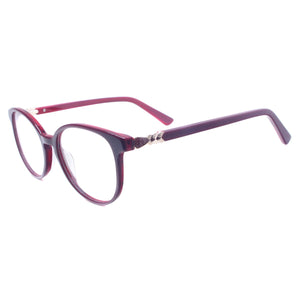 Acetate Oval Full Rim Men And Women Optical Spectacles Frame For Myopia Prescription Lenses