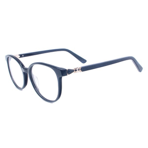 Acetate Oval Full Rim Men And Women Optical Spectacles Frame For Myopia Prescription Lenses