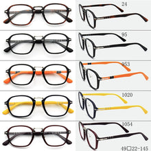 Load image into Gallery viewer, Acetate Glasses Frame Men Eyeglasses Frame Myopia Optical Eyeglasses Frame Vintage Style Square Student Computer Goggles Eyewear