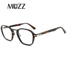 Load image into Gallery viewer, Acetate Glasses Frame Men Eyeglasses Frame Myopia Optical Eyeglasses Frame Vintage Style Square Student Computer Goggles Eyewear