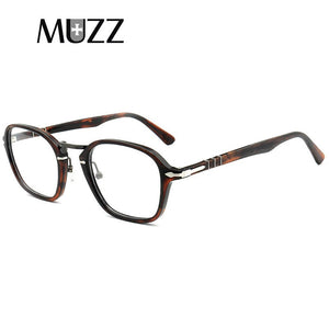 Acetate Glasses Frame Men Eyeglasses Frame Myopia Optical Eyeglasses Frame Vintage Style Square Student Computer Goggles Eyewear