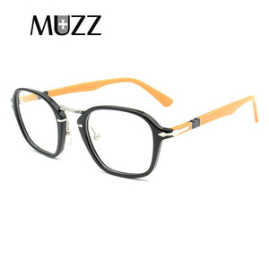 Acetate Glasses Frame Men Eyeglasses Frame Myopia Optical Eyeglasses Frame Vintage Style Square Student Computer Goggles Eyewear
