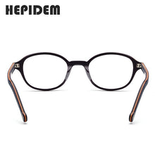 Load image into Gallery viewer, Acetate Glasses Frame Men Round Prescription Spectacles Eyewear 2023 Women Nerd Myopia Optical Frames Wood Grain Eyeglasses 9102