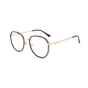 Acetate Glasses Frame Myopia Progressive Prescription Eyeglasses Round Women Men Optical Spectacles 2023 Trendy Design