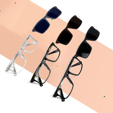 Load image into Gallery viewer, Acetate Men&#39;S Glasses Frames Magnetic Clip On Sunglasses Square Women Prescription Glasses Magnet Polarized Sun Glasses Goggle