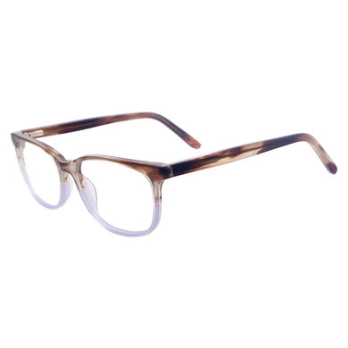 Acetate Men Women Full Rim Oval Eyeglass Frame Spectacles with Spring Hinge For Prescription Lenses Myopia Progressive