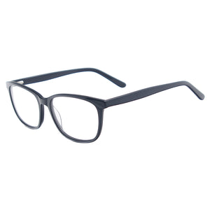 Acetate Men Women Full Rim Oval Eyeglass Frame Spectacles with Spring Hinge For Prescription Lenses Myopia Progressive