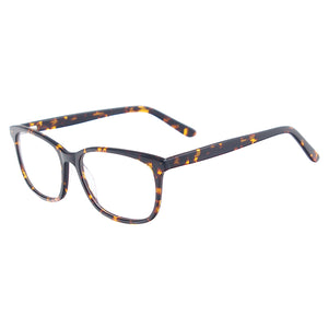 Acetate Men Women Full Rim Oval Eyeglass Frame Spectacles with Spring Hinge For Prescription Lenses Myopia Progressive