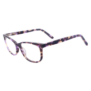 Acetate Men Women Full Rim Oval Eyeglass Frame Spectacles with Spring Hinge For Prescription Lenses Myopia Progressive
