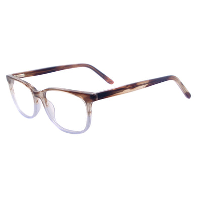 Acetate Men Women Full Rim Oval Eyeglass Frame Spectacles with Spring Hinge For Prescription Lenses Myopia Progressive