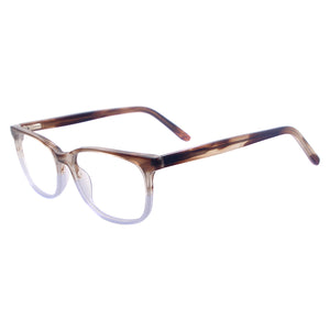 Acetate Men Women Full Rim Oval Eyeglass Frame Spectacles with Spring Hinge For Prescription Lenses Myopia Progressive