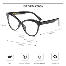 Load image into Gallery viewer, Acetate Optical Eyeglasses Fashion Female Stylish Frame Spectacles for Women Prescription Eyewear Glasses Frame Cat-Eye Style