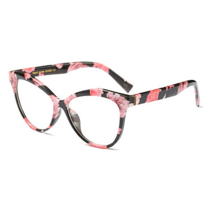 Acetate Optical Eyeglasses Fashion Female Stylish Frame Spectacles for Women Prescription Eyewear Glasses Frame Cat-Eye Style
