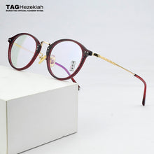 Load image into Gallery viewer, Acetate Optical Glasses Frame Men 2023 Brand Vintage myopia Prescription Eyeglasses Women Retro Round Spectacles Eyewear 1294