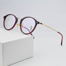 Load image into Gallery viewer, Acetate Optical Glasses Frame Men 2023 Brand Vintage myopia Prescription Eyeglasses Women Retro Round Spectacles Eyewear 1294