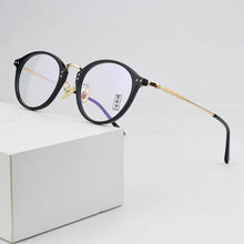 Load image into Gallery viewer, Acetate Optical Glasses Frame Men 2023 Brand Vintage myopia Prescription Eyeglasses Women Retro Round Spectacles Eyewear 1294