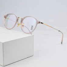 Load image into Gallery viewer, Acetate Optical Glasses Frame Men 2023 Brand Vintage myopia Prescription Eyeglasses Women Retro Round Spectacles Eyewear 1294