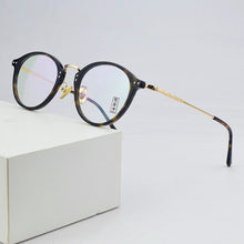 Load image into Gallery viewer, Acetate Optical Glasses Frame Men 2023 Brand Vintage myopia Prescription Eyeglasses Women Retro Round Spectacles Eyewear 1294