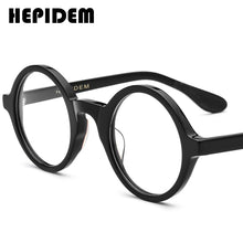 Carica l&#39;immagine nel visualizzatore di Gallery, Acetate Optical Glasses Frame Men Full Retro Vintage Round Circle Prescription Eyeglasses Nerd Women Spectacles Myopia Eyewear