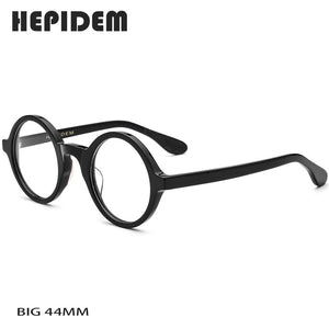 Acetate Optical Glasses Frame Men Full Retro Vintage Round Circle Prescription Eyeglasses Nerd Women Spectacles Myopia Eyewear