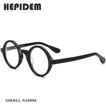 Carica l&#39;immagine nel visualizzatore di Gallery, Acetate Optical Glasses Frame Men Full Retro Vintage Round Circle Prescription Eyeglasses Nerd Women Spectacles Myopia Eyewear