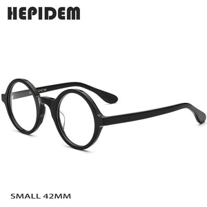 Acetate Optical Glasses Frame Men Full Retro Vintage Round Circle Prescription Eyeglasses Nerd Women Spectacles Myopia Eyewear