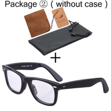 Carica l&#39;immagine nel visualizzatore di Gallery, Acetate Optical clear glasses Frame Men women eyeglasses fake frame spectacles decorative Myopia Clear lens Optical Prescription