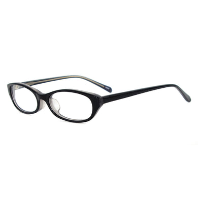 Acetate Plastic Full Frame Oval Prescription Spectacles Women Reading Glasses