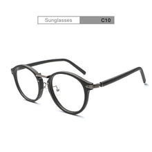 Load image into Gallery viewer, Acetate Prescription Eyeglasses Frame For Men and Women Wood Grain Optical Glasses Clear Lens with Case BTBC06