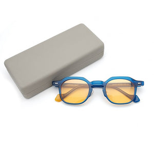 Acetate Rerto Classic Sunglasses for Women Men 2023  Sun Glasses UV400 Protection with Nylon Lens