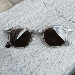 Acetate Rerto Classic Sunglasses for Women Men 2023  Sun Glasses UV400 Protection with Nylon Lens