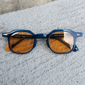 Acetate Rerto Classic Sunglasses for Women Men 2023  Sun Glasses UV400 Protection with Nylon Lens