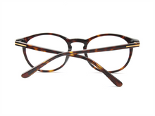 Load image into Gallery viewer, Acetate Round Eyewear Frame Men Full Rim Optical Glasses Anti-Blue Light Lens Vintage Prescription Myopia Eyeglasses for Women