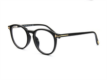 Load image into Gallery viewer, Acetate Round Eyewear Frame Men Full Rim Optical Glasses Anti-Blue Light Lens Vintage Prescription Myopia Eyeglasses for Women